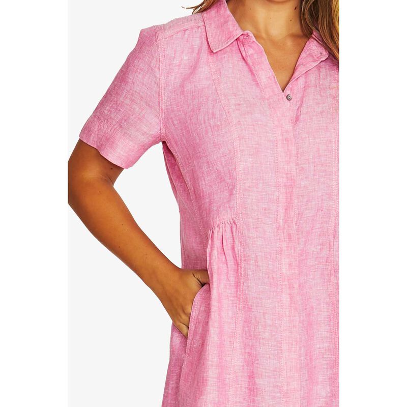 Jump Seam Detail Shirt Dress image number 6